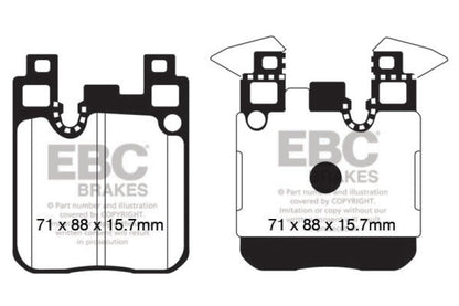 EBC Ultimax2 Rear Brake Pads - UD1656 EBC