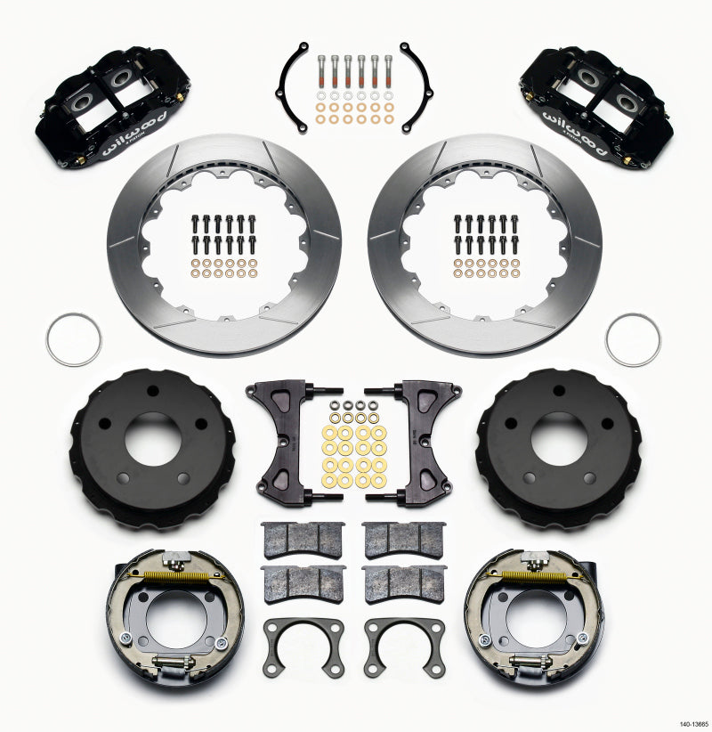 Wilwood Narrow Superlite 4R Rear P-Brk Kit 12.88in Big Ford New 2.38in Off Bronco 5 x 5.50 Wilwood