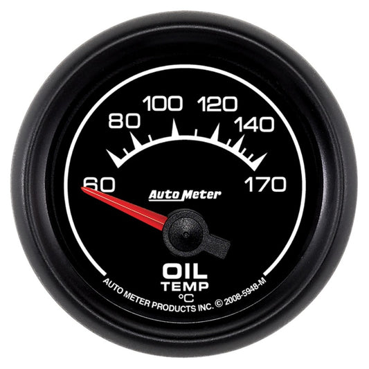 Autometer Gauge Oil Temp 2 1/16 in. 60-170C Electric ES 5948-M