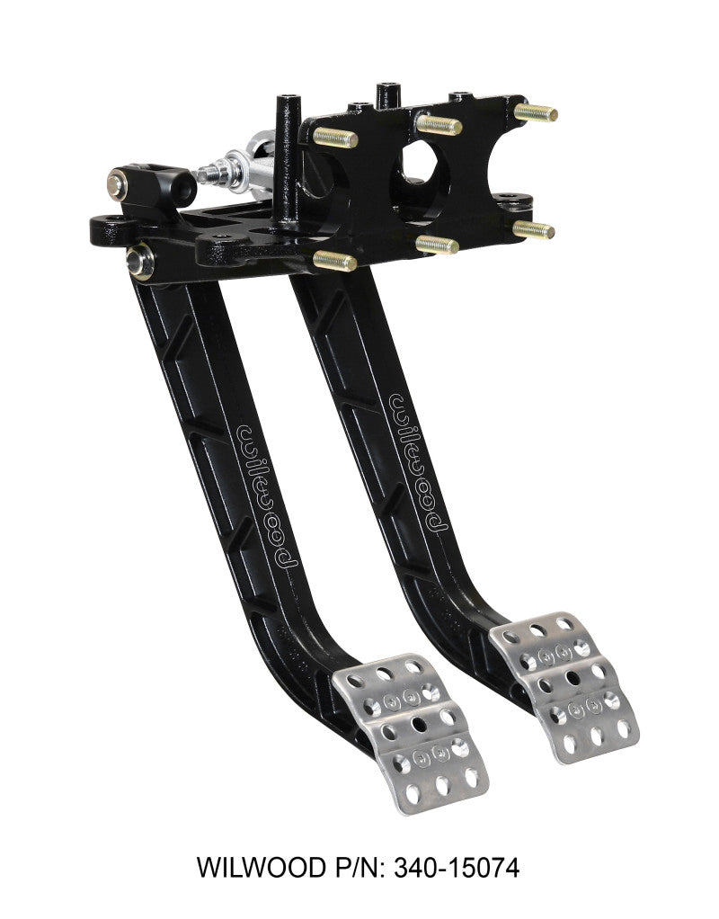 Wilwood Adjustable-Trubar Dual Pedal - Brake / Clutch - Rev. Swing Mount - 6.25:1 - eliteracefab.com