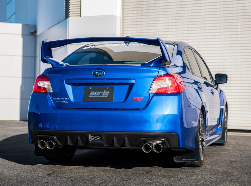 Borla 15-16 Subaru WRX / STI 2.5L S-Type Cat-Back Exhaust Quad Rd RL Tips - eliteracefab.com