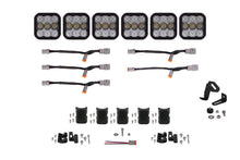 Load image into Gallery viewer, Diode Dynamics SS5 Pro Universal CrossLink 6-Pod Lightbar - White Combo