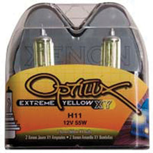 Load image into Gallery viewer, Hella Optilux H11 55W XY Extreme Yellow Bulbs (Pair) - eliteracefab.com