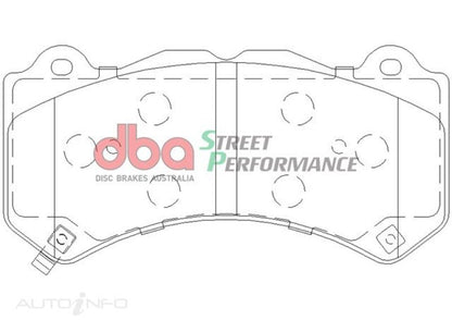 DBA Street Performance Front Brake Pads - DB2375SP DBA