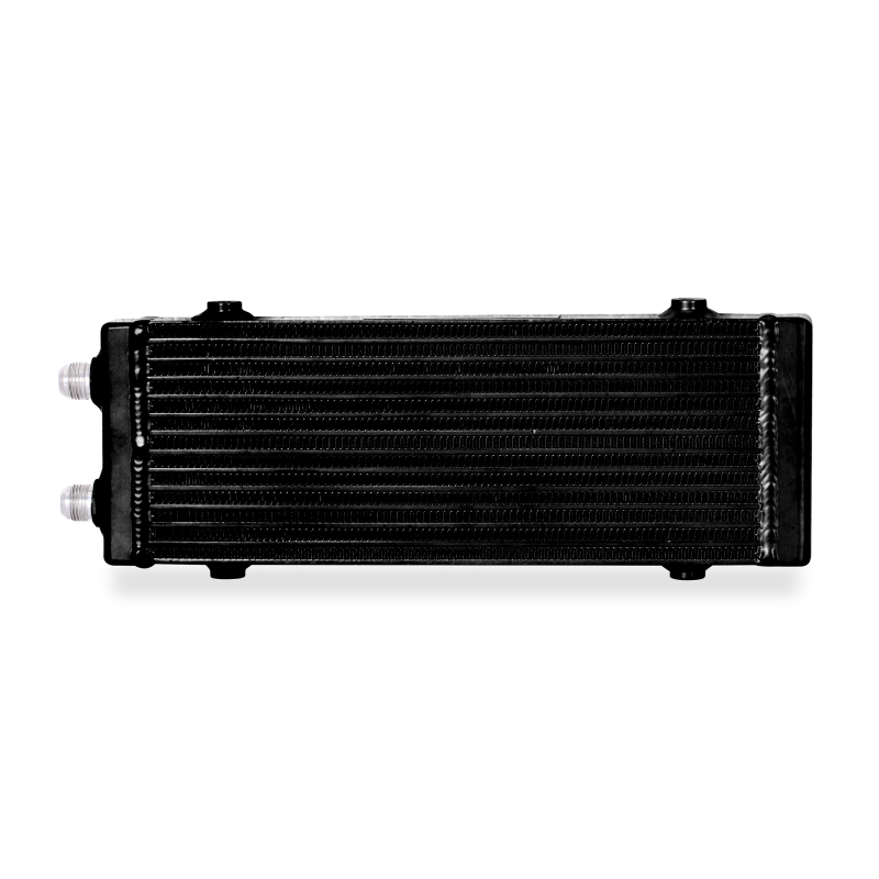 Mishimoto Universal Medium Bar and Plate Dual Pass Black Oil Cooler - eliteracefab.com