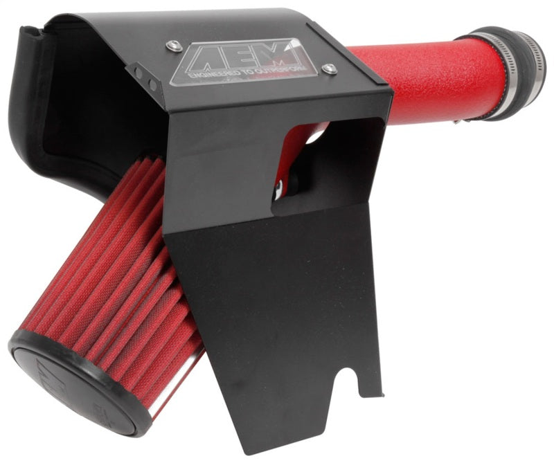 AEM 2018 Subaru WRX STI 2.5L H4 F/I Cold Air Intake System - Wrinkle Red - eliteracefab.com