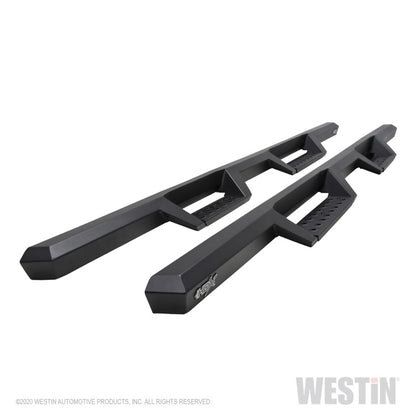 Westin 2020 Jeep Gladiator HDX Drop Nerf Step Bars - Textured Black - eliteracefab.com