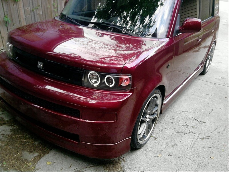 Spyder Scion XB 03-07 Projector Headlights LED Halo Black High H1 Low 9006 PRO-YD-TSXB03-HL-BK - eliteracefab.com