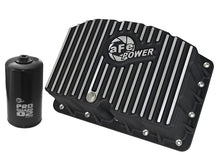 Load image into Gallery viewer, AFE Pro Series Engine Oil Pan Black w/Machined Fins; 11-16 Ford Powerstroke V8-6.7L (td) - eliteracefab.com