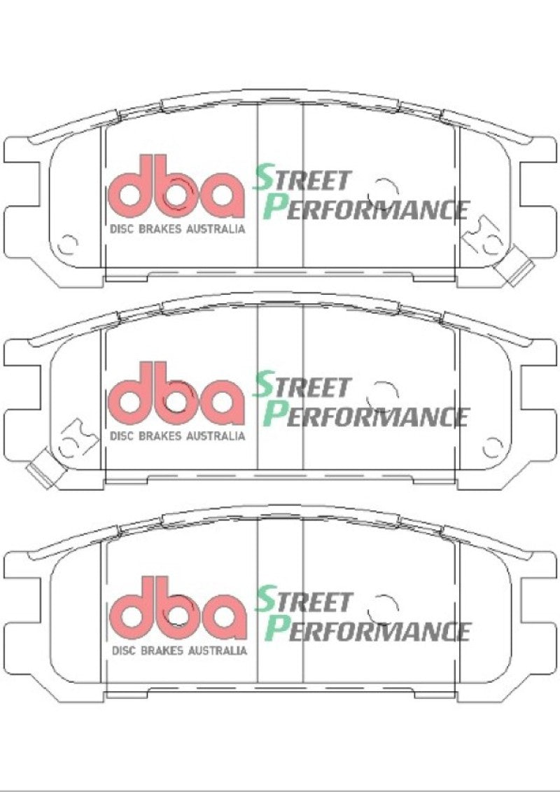 DBA Street Performance Rear Brake Pads - DB1186SP DBA