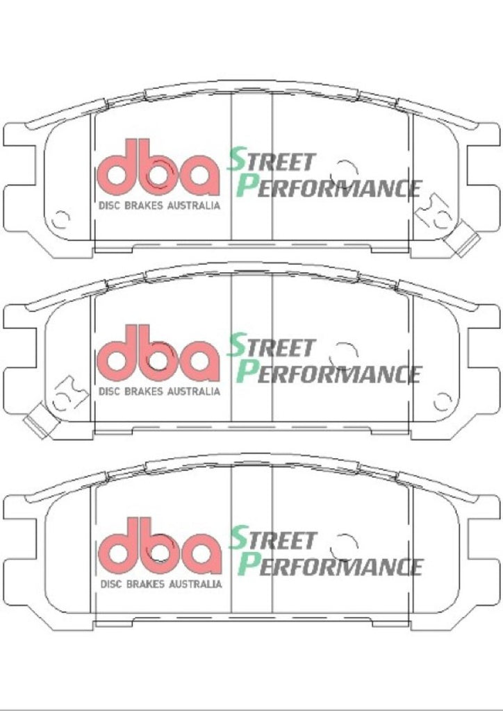 DBA Street Performance Rear Brake Pads - DB1186SP