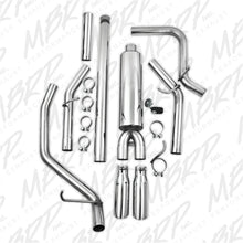 Load image into Gallery viewer, MBRP 14 Chevy/GMC 1500 Silverado/Sierra 4.3L V6/5.3L V8 Dual Split Side T409 3in Cat Back Exhaust - eliteracefab.com