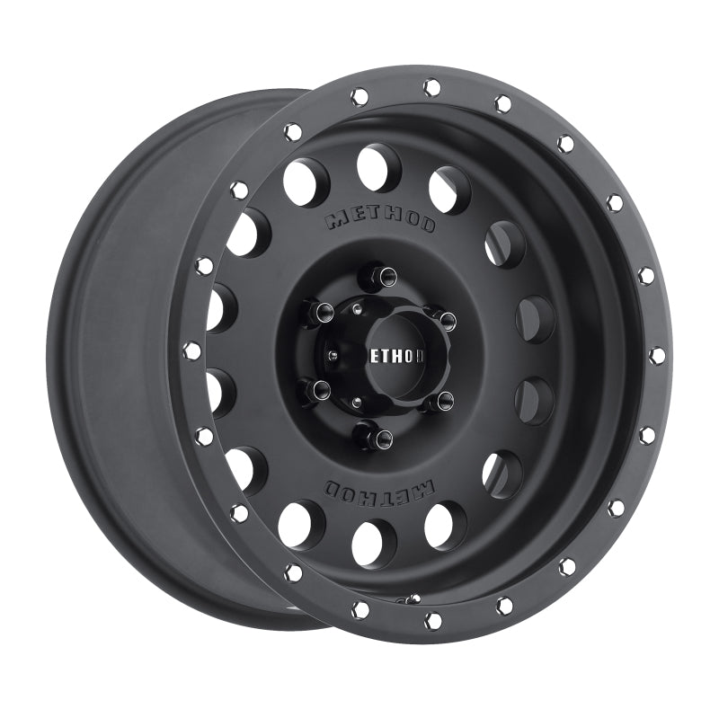 Method MR307 Hole 17x8.5 0mm Offset 6x5.5 108mm CB Matte Black Wheel - eliteracefab.com