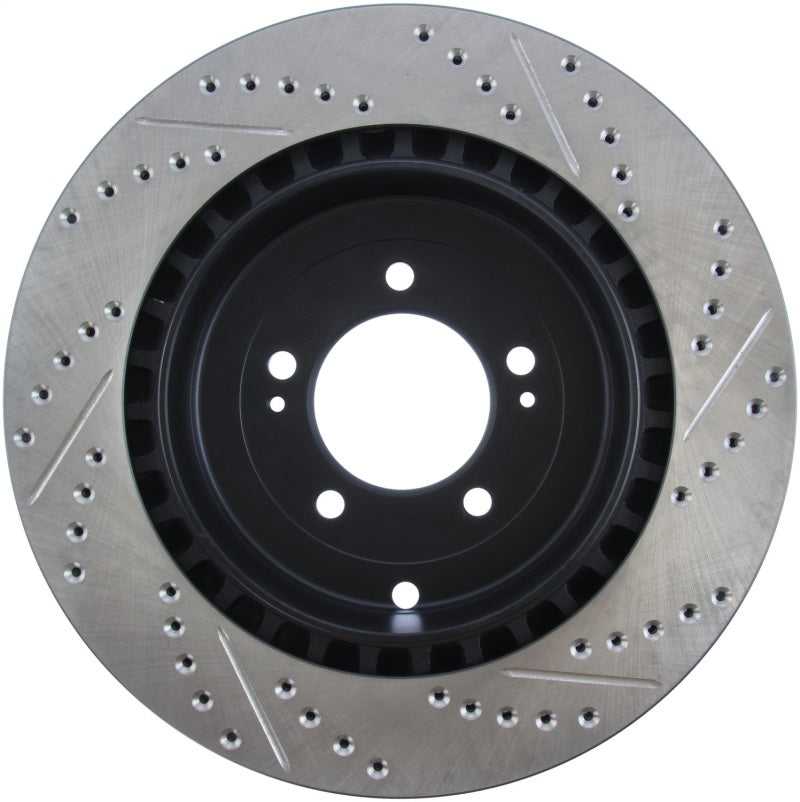 StopTech Slotted & Drilled Sport Brake Rotor - eliteracefab.com