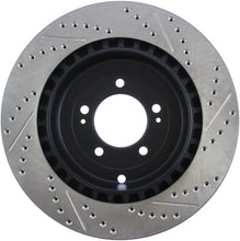 Load image into Gallery viewer, StopTech Slotted &amp; Drilled Sport Brake Rotor - eliteracefab.com