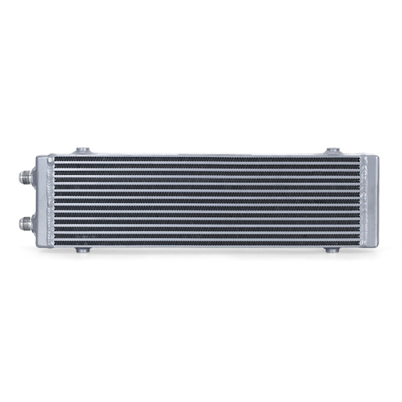 Mishimoto Universal Large Bar and Plate Dual Pass Silver Oil Cooler - eliteracefab.com