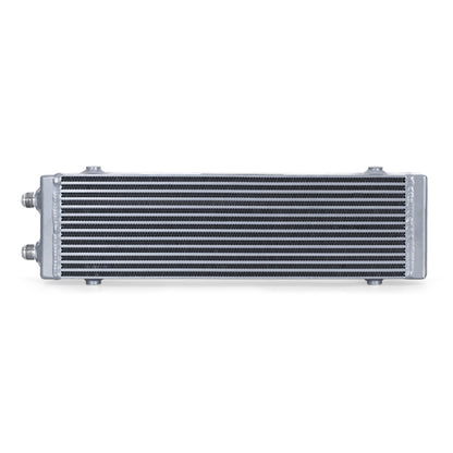 Mishimoto Universal Large Bar and Plate Dual Pass Silver Oil Cooler - eliteracefab.com