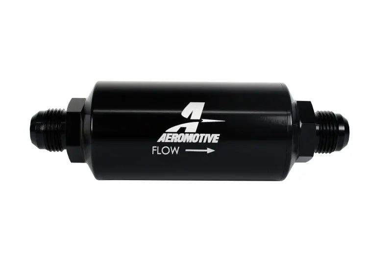 Aeromotive Fuel Filter 100 Micron AN-10 Male Black - eliteracefab.com