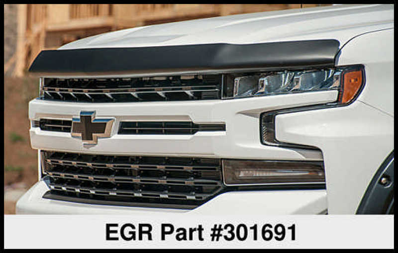 EGR 2019 Chevy 1500 Super Guard Hood Guard - Dark Smoke EGR