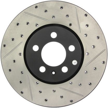 StopTech Slotted & Drilled Sport Brake Rotor - eliteracefab.com