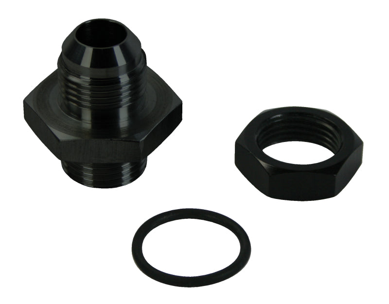 Moroso 22703 Straight Aluminum AN Fitting Adapter -10AN Male To -16AN Male (Black)