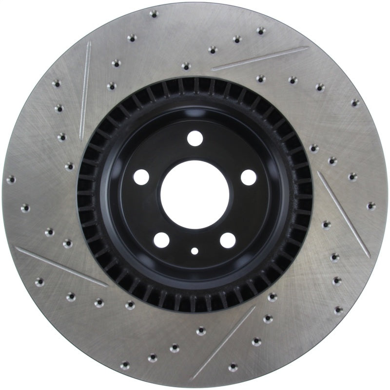 StopTech Slotted & Drilled Sport Brake Rotor - eliteracefab.com