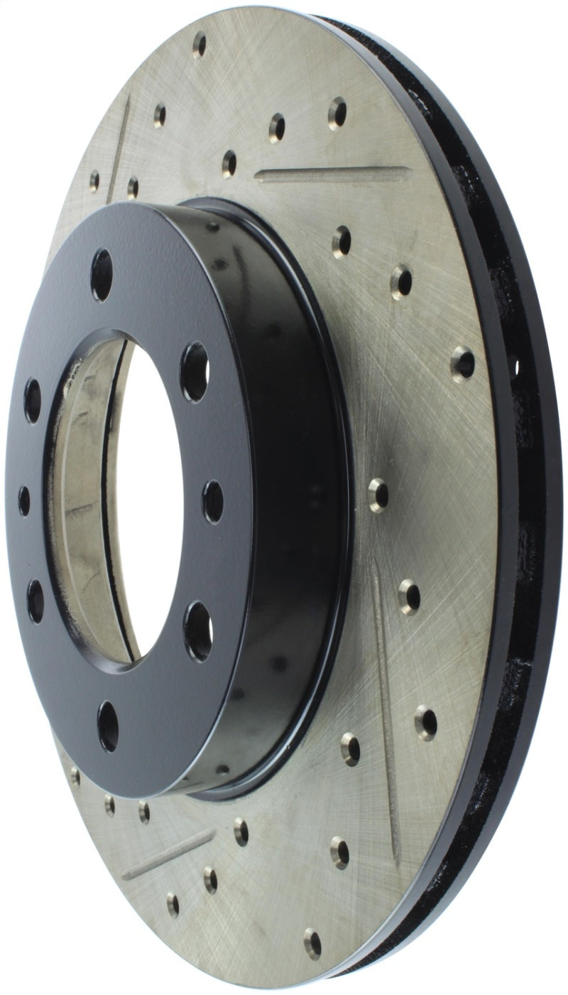 StopTech 81-89 Toyota Land Cruiser Slotted & Drilled Front Rotor Stoptech