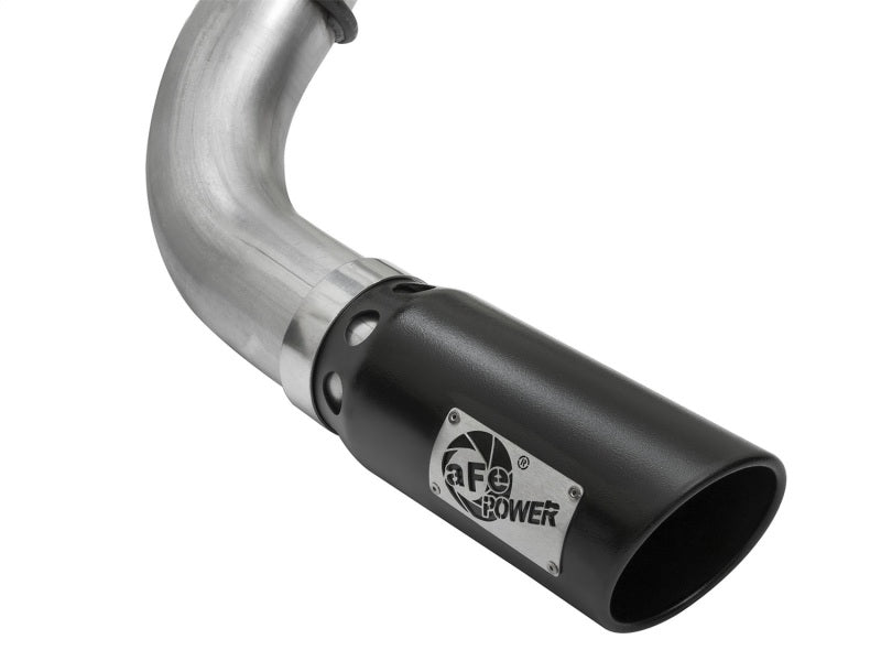 aFe LARGE Bore HD DPF-Back SS Exhaust w/ Black Tip 2016 Nissan Titan XD V8-5.0L (td) - eliteracefab.com