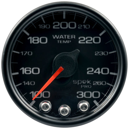 Autometer Spek-Pro - Nascar 2-1/16in Water Temp 100-300F Bcb Ecu P54632