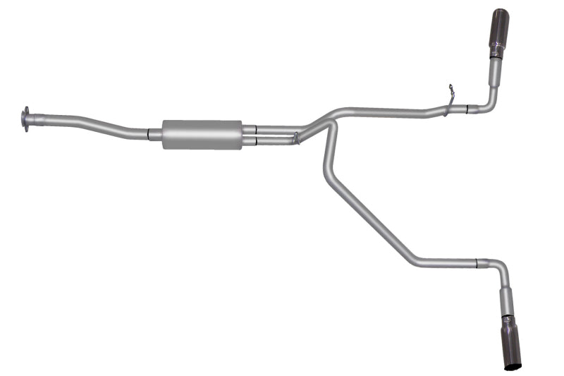Gibson 15-19 Chevrolet Colorado LT 2.5L 2.25in Cat-Back Dual Extreme Exhaust - Aluminized - eliteracefab.com
