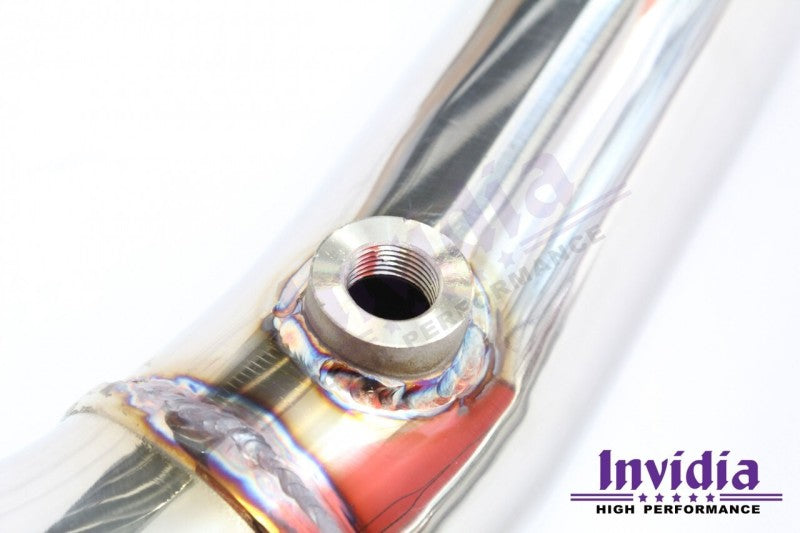 Invidia 15-21 Subaru WRX w/ Manual Transmission J-Pipe With Bottom High Flow Cat Down Pipe - eliteracefab.com