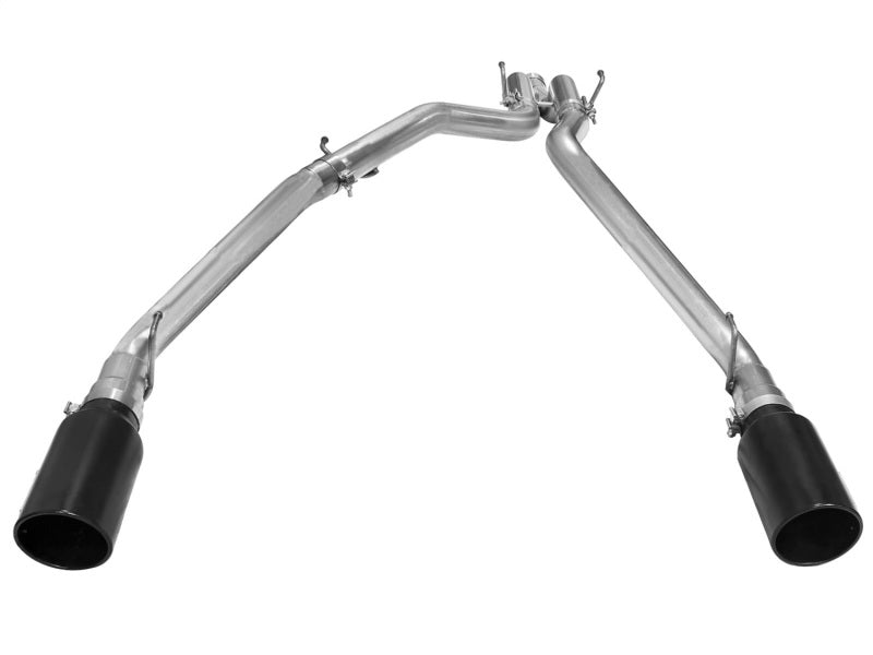 aFe MACHForce XP DPF-Back Exhaust 3in SS w/ 6in Black Tips 2014 Dodge Ram 1500 V6 3.0L EcoDiesel aFe