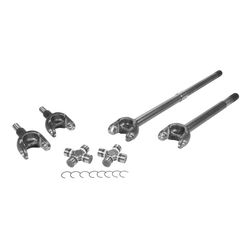 Yukon Gear 18-19 Jeep Wrangler Front 4340 Chromoly Axle Kit Dana 44 32 Spline w/1350 (7166) Joints