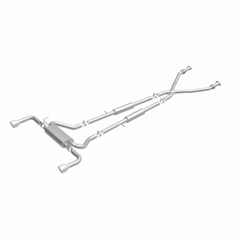 MagnaFlow 14 Infiniti Q50 V6 3.7L Cat-Back Polished Stainless Tips Dual Split Rear Exit Exhaust Magnaflow