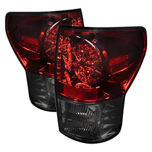 Load image into Gallery viewer, Spyder Toyota Tundra 07-13 LED Tail lights Red Smoke ALT-YD-TTU07-LED-RS - eliteracefab.com