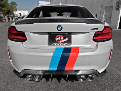 aFe 20-22 Audi RS6 Avant V8 4L (tt) MACH Force-Xp 3in to 2.5in 304 SS Cat-Back Exhaust w/ Carbon Tip aFe