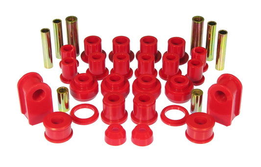 Prothane Total Vehicle Suspension Bushing Kit for 1992–2006 Ford Van E250 2WD & E350 2WD, Red – 6-2039