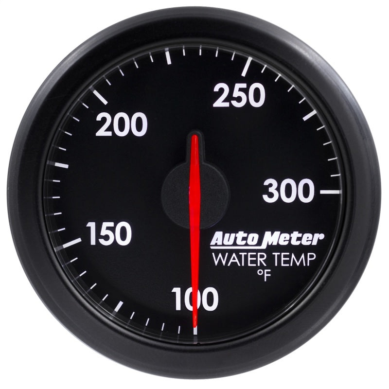 Autometer Airdrive 2-1/6in Water Temperature Gauge 100-300 Degrees F - Black 9154-T