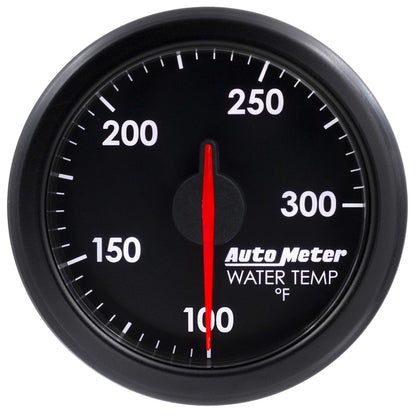 Autometer Airdrive 2-1/6in Water Temperature Gauge 100-300 Degrees F - Black 9154-T