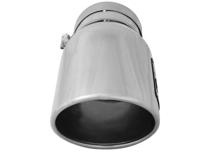 aFe Diesel Exhaust Tip Bolt On Black 5in Inlet x 7in Outlet x 12in - Right - eliteracefab.com
