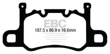 Load image into Gallery viewer, EBC 13-15 Porsche 911 (991) (Cast Iron Rotor only) 3.8 GT3 Yellowstuff Rear Brake Pads - eliteracefab.com