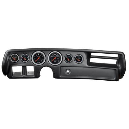 Autometer Sport-Comp 70-72 Chevelle/ El Camino/ Malibu Dash Kit 6pc Tach/ MPH/ Fuel/ Oil/ WTMP/ Volt 7026-SC