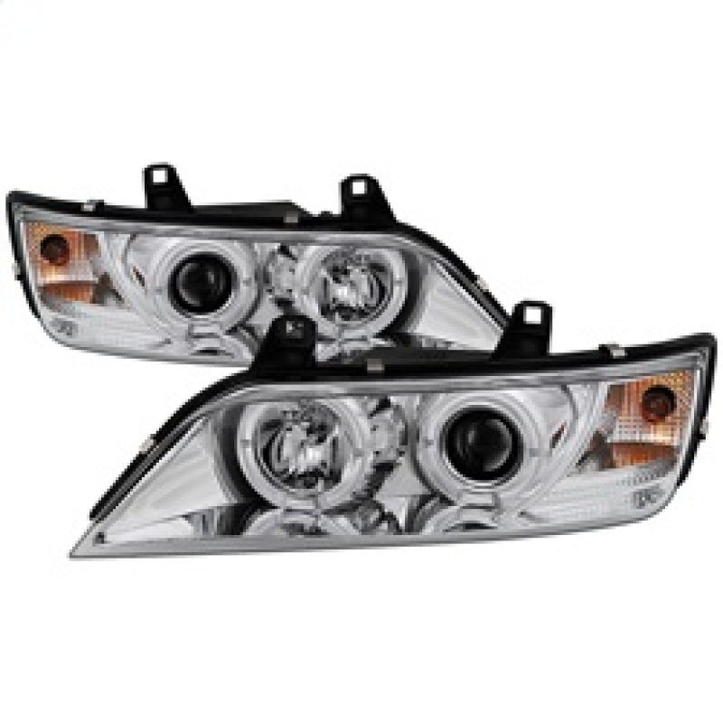 Spyder BMW Z3 96-02 Projector Headlights LED Halo Chrome High H1 Low H1 PRO-YD-BMWZ396-HL-C - eliteracefab.com