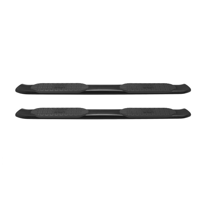 Westin 2007-2018 Toyota Tundra CrewMax PRO TRAXX 5 Oval Nerf Step Bars - Black - eliteracefab.com