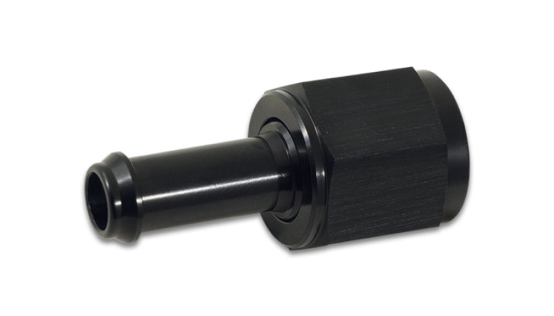 Vibrant Performance Female AN to Hose Barb Straight Adapter, AN -4, Barb 0.25in, Performance Hose & Fluid/Air Plumbing - Part 11267
