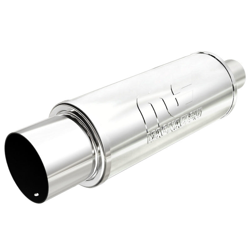 MagnaFlow Muffler W/Tip Mag SS 14X5X5-2.25/4. Magnaflow