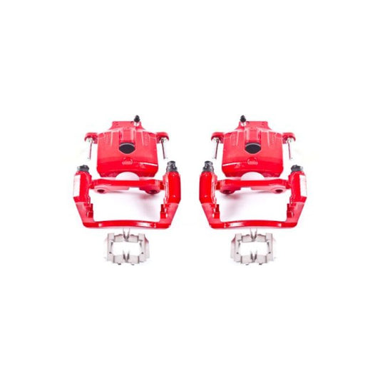 Power Stop 04-07 Buick Rainier Rear Red Calipers w/Brackets - Pair - eliteracefab.com