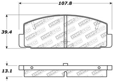 Load image into Gallery viewer, STOPTECH PERFORMANCE 89-95 MAZDA RX7 / 03-05 MAZDA 6 REAR BRAKE PADS, 309.03320 - eliteracefab.com