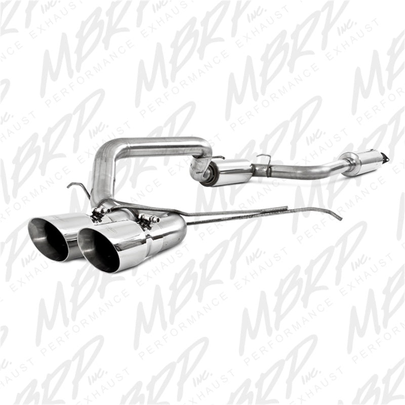 MBRP 13-14 Ford Focus ST 2.0L EcoBoost Dual Center Outlet T304 3in Cat Back - eliteracefab.com