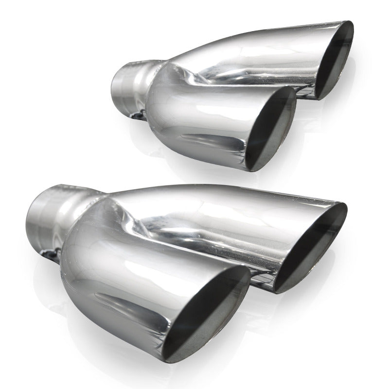 Stainless Works Y Tips 2 1/4in ID Inlet 2 1/4in Outlets Stainless Works